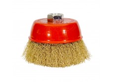 Щетка для УШМ М14/100 мм чашечная сталь прямая