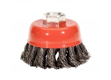 Щетка для УШМ М14/65 мм чашечная сталь витая
