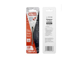 Сверло по по стеклу и керамике 6 мм