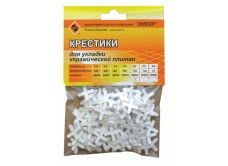 Крестики для кафеля 4,0 мм, 100 штук, блистер