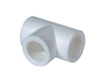 Тройник PPR 25 мм белый