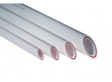 Труба PPR 25х 4,2мм PN25 армир.стек.белая (4/120)