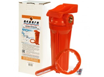 Колба фильтра "ВЕДУГА" 10" 3/4" для горячей воды