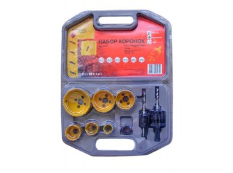 Набор коронок Bi-Mеtal 9 предметов