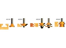 Набор фрез для изготовления филенчатых изделий, хвостовик 12 мм, 5 штук