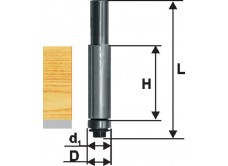 Фреза кромочная прямая ф9,5х25мм хв 8мм ДСП