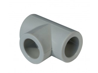 Тройник PPR 32 мм серый