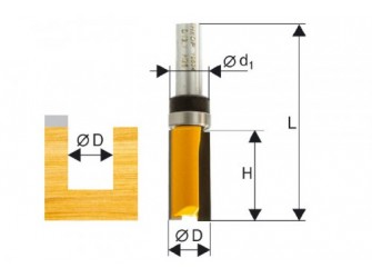 Фреза кромочная прямая ф15,8х26мм хв. 8мм