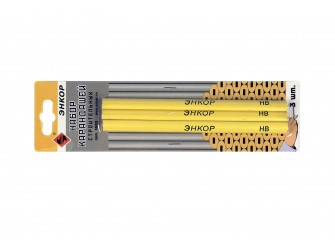 Набор карандашей строительных овальных, 3 штуки