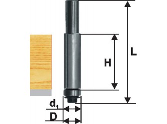 Фреза кромочная прям ф12,7х25мм хв 8мм ДСП