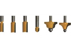 Набор фрез для декоративного применения, хвостовик 8 мм, 6 штук