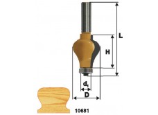 Фреза кром фигурная ф32х38мм хв 12мм