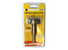 Сверло для дерева 45 мм, Форстнера, блистер