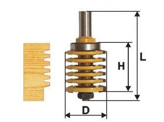 Фреза микрошиповая ф42х38мм хв 12мм