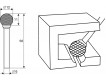 Борфреза Сферическая "D" 6х12