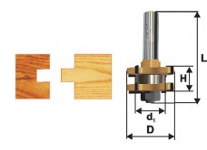 Фреза комб пазо-шиповая ф41х19мм хв 12мм