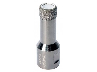 Коронка алмазная по керамограниту D 16 мм для УШМ сух. рез