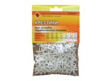 Крестики для кафеля 2,5 мм, 200 штук, блистер