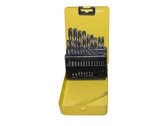 Набор сверл для металла HSS 1-10 мм, 23 штуки, металлический футляр