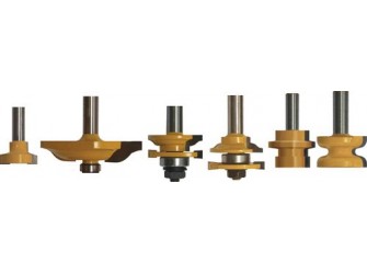 Набор фрез д/изг филенчатых изд 6шт хв 12м