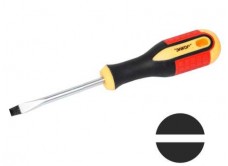 Отвертка шлицевая 1,2x6,5х125 мм, трехкомпонентная рукоятка 