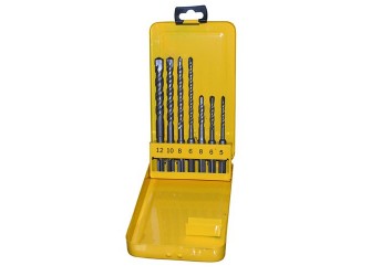 Набор буров SDS+ 5;6;8Х110 мм, 6;8;10;12Х160 мм, 7 штук, металлический футляр